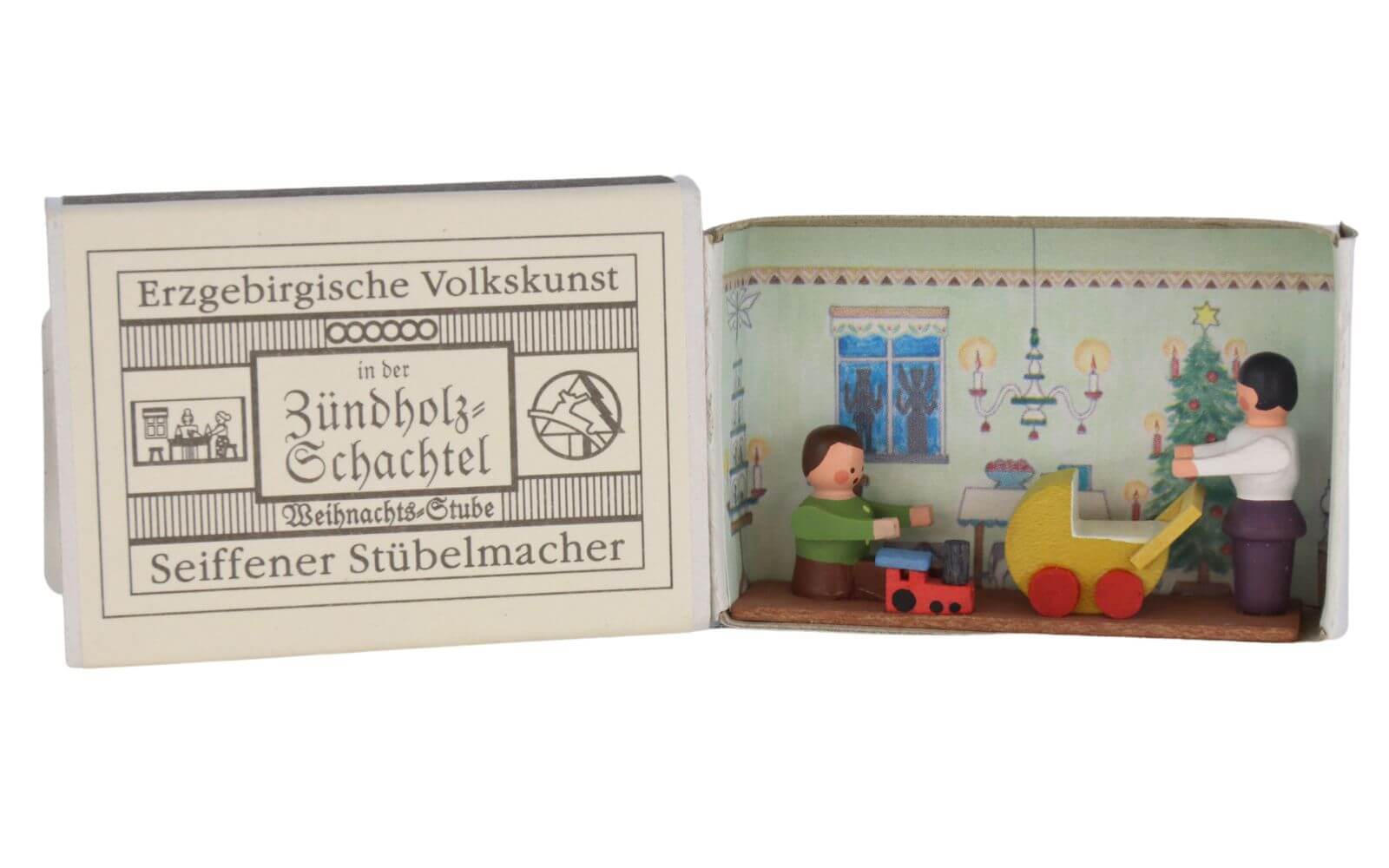 Zündholzschachtel Weihnachtsstube von Gunter Flath