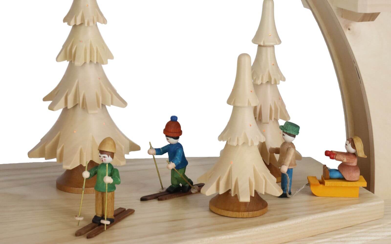 Schwibbogen Weihnachtswald mit Adventshaus, 80 cm von Richard Glässer_8