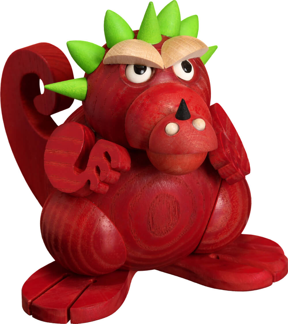 Räuchermännchen Drache Junior Halbstark von Seiffener Volkskunst eG
