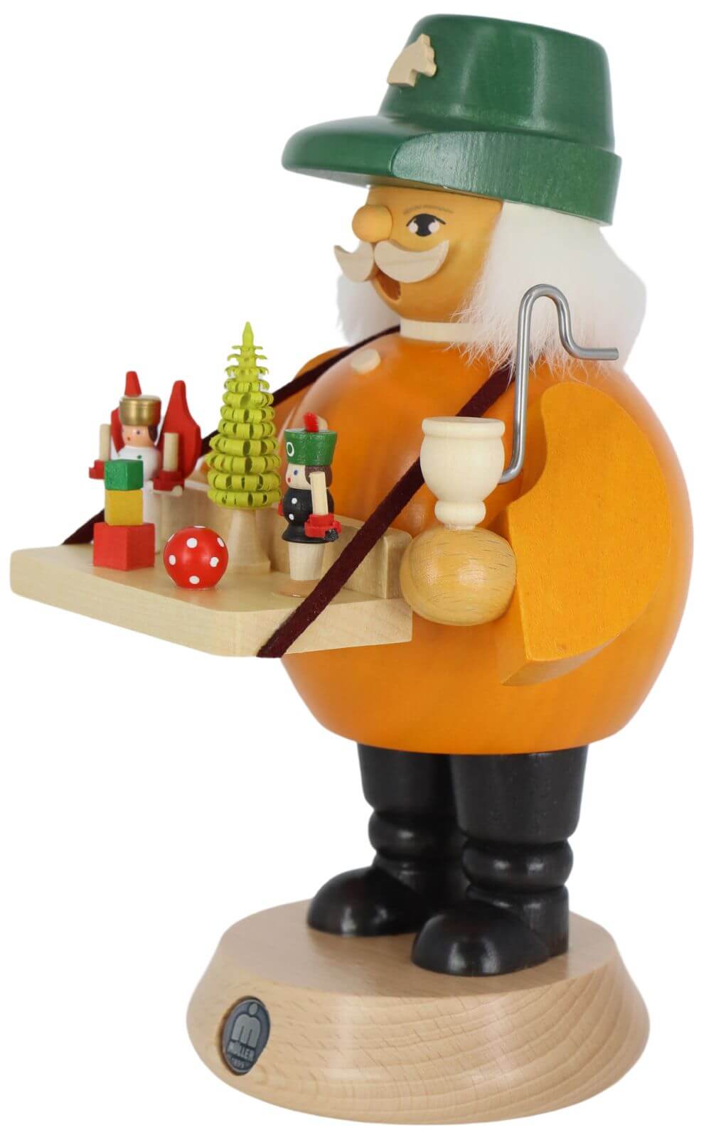 Räuchermännchen Spielwarenverkäufer, 19 cm von Müller Kleinkunst_2