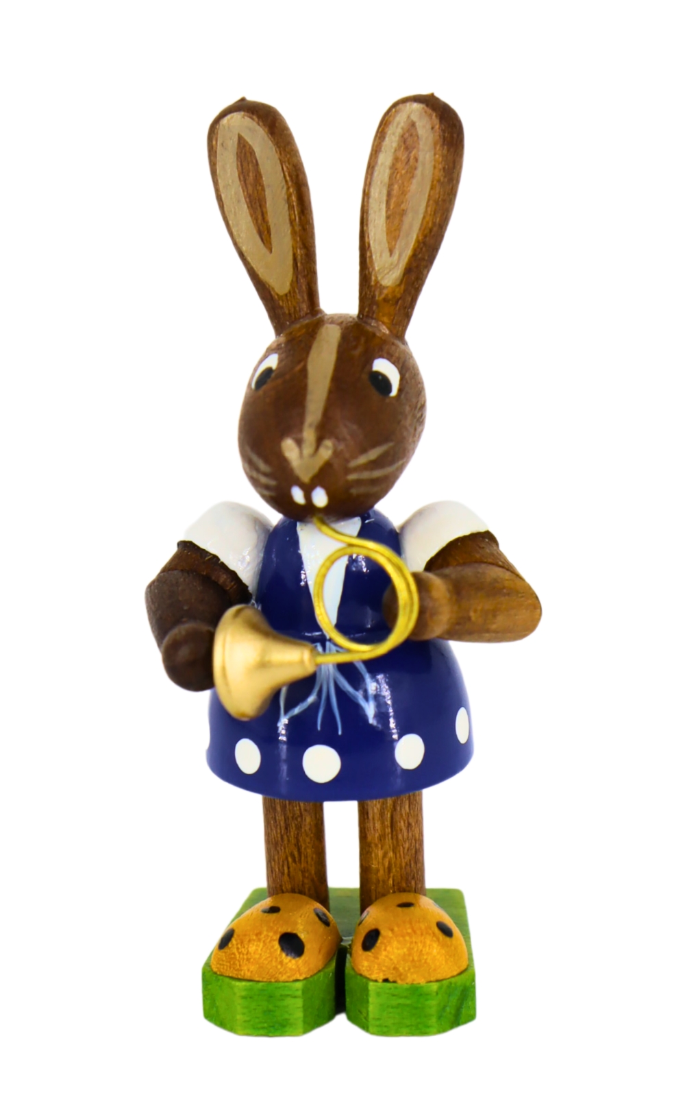 Osterhase - Mädchen mit Waldhorn von Figurenland Uhlig GmbH_1