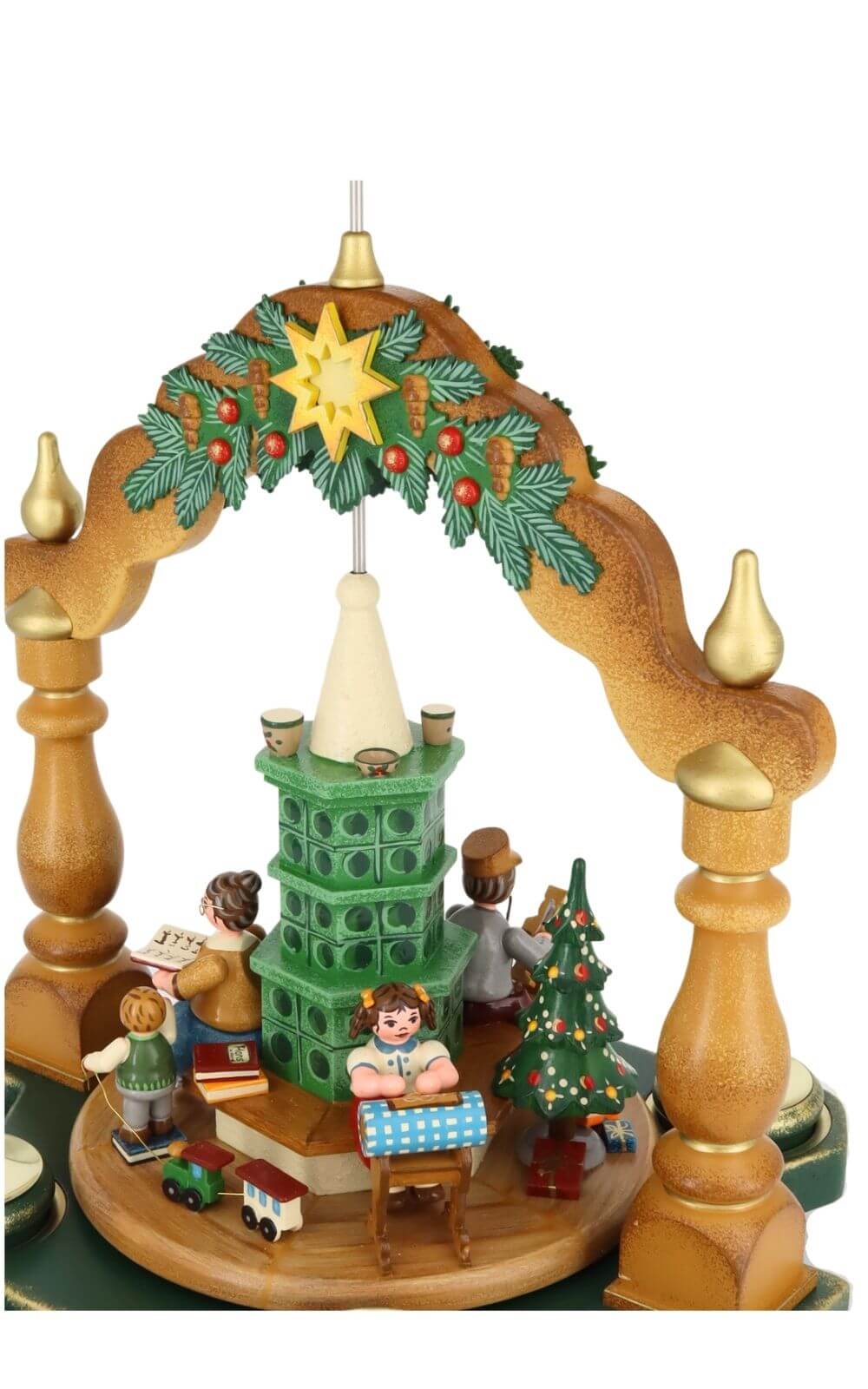 Weihnachtspyramide Großmutters Weihnachtsstube, 35 cm von Hubrig Volkskunst_4