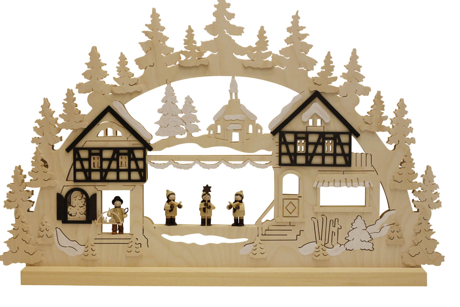 Schwibbogen Seiffener Weihnacht, 62 cm von Romy Thiel_Bild2