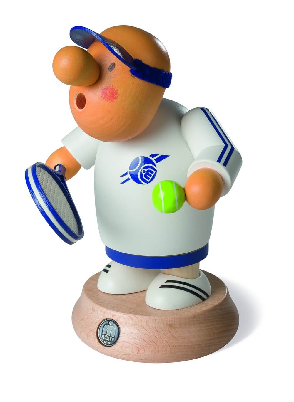 Räuchermännchen Müllerchen® Tennisspieler, 16 cm von Müller Kleinkunst