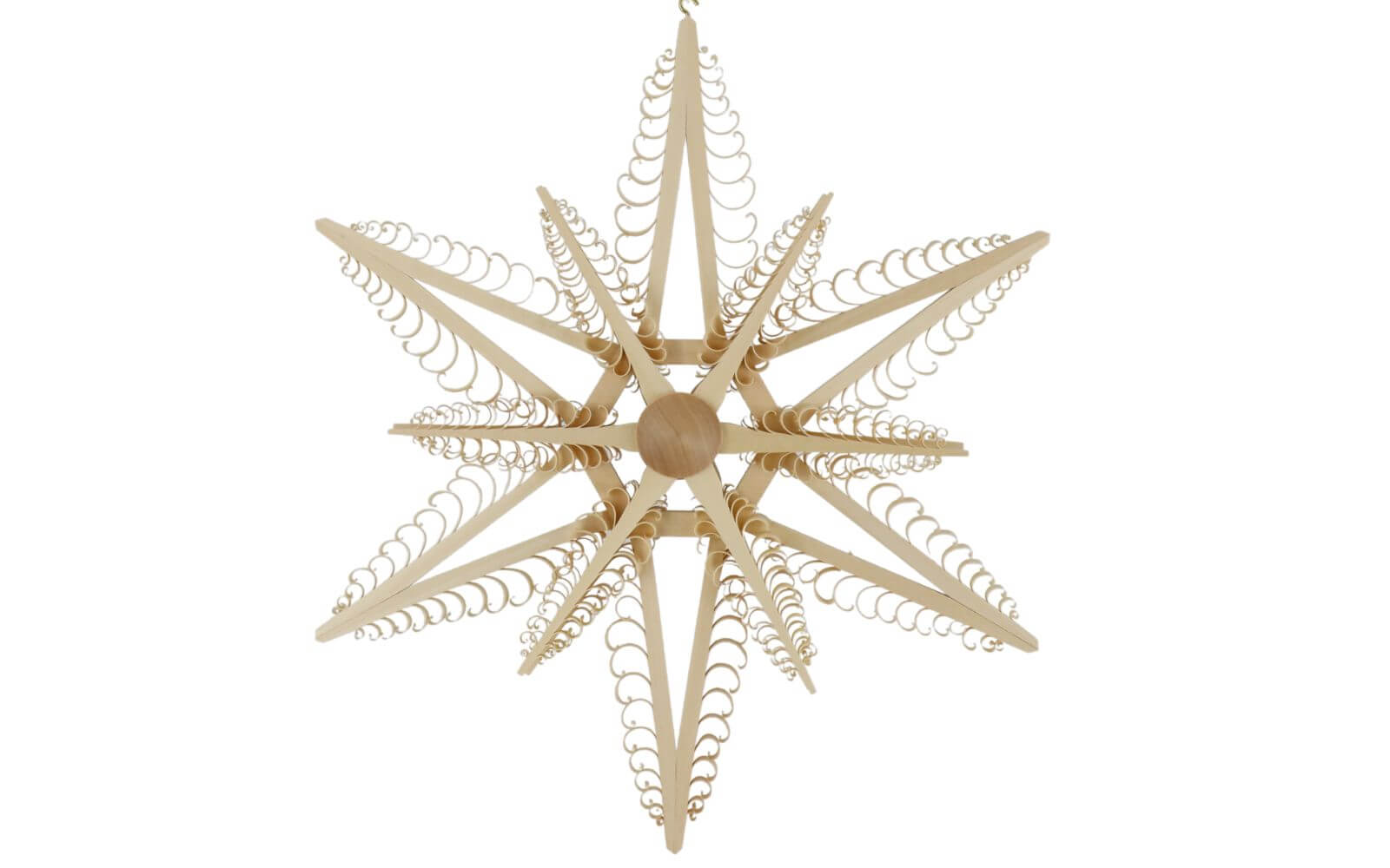 Fensterschmuck Holzstern, Durchmesser 32 cm von Martina Rudolph