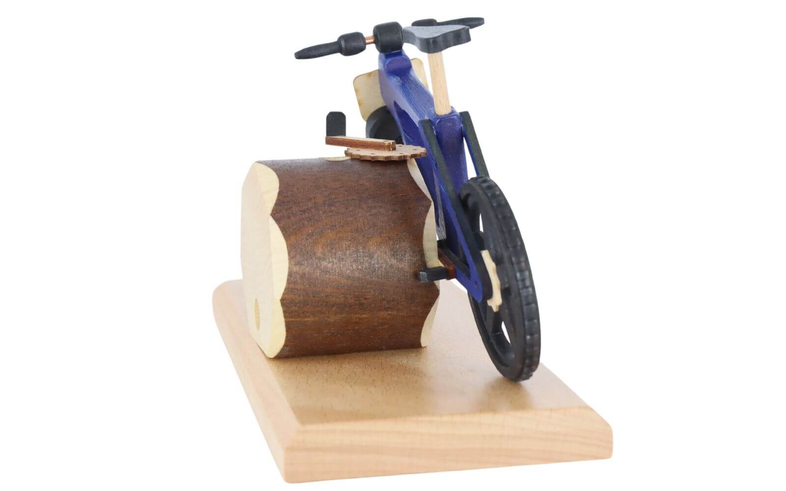 Räuchermann - Räucherfahrrad EBM Crashbike, blau von Gerd Hofmann_4