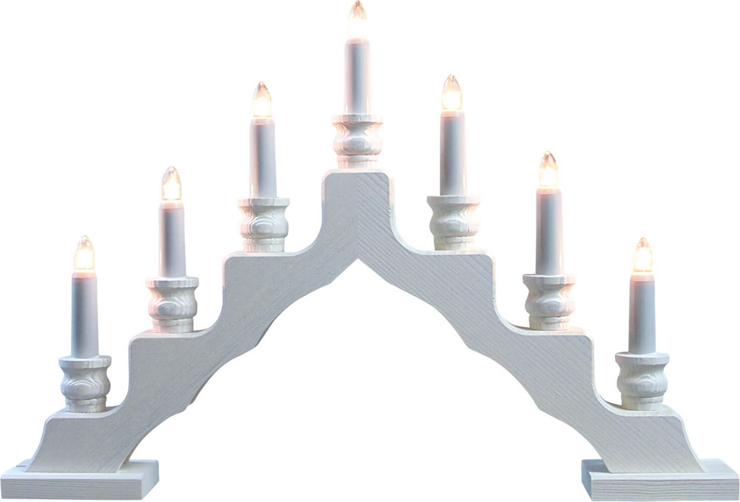 LED Schwibbogen Trendiger Schwede, weiß, 48 cm von Weigla