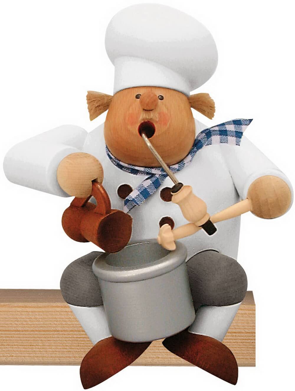 Räuchermännchen Kantenhocker Koch, 15 cm von KWO
