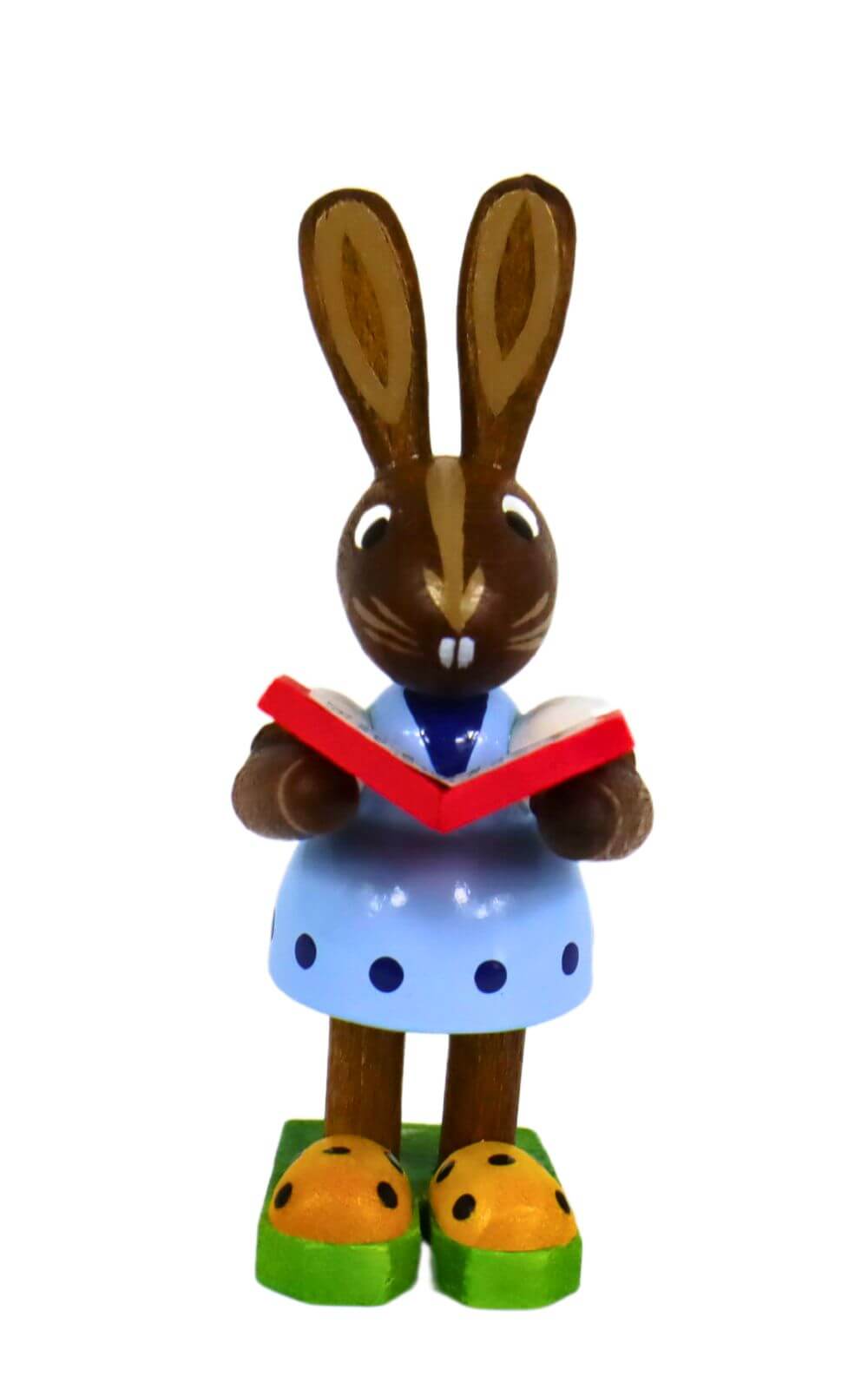 Osterhase - Mädchen mit Buch von Figurenland Uhlig GmbH