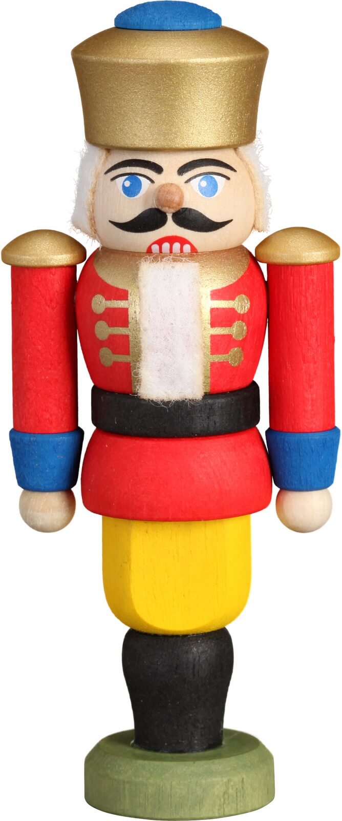 Christbaumschmuck Nussknacker König, rot von Seiffener Volkskunst eG