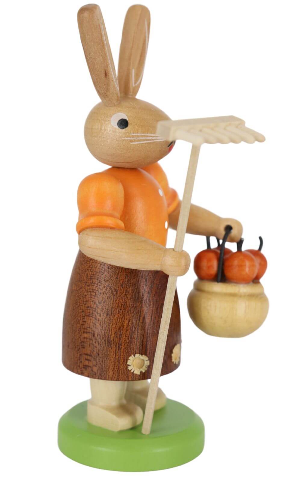 Osterhase Gärtnerin, farbig, 11 cm von Müller Kleinkunst_3