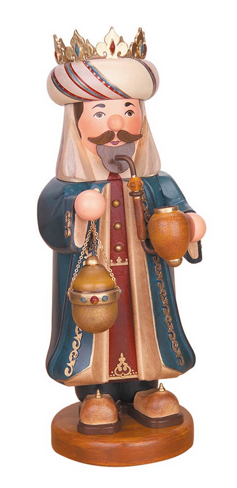 Räuchermännchen Heilige Drei Könige Balthasar, 35 cm von Hubrig Volkskunst