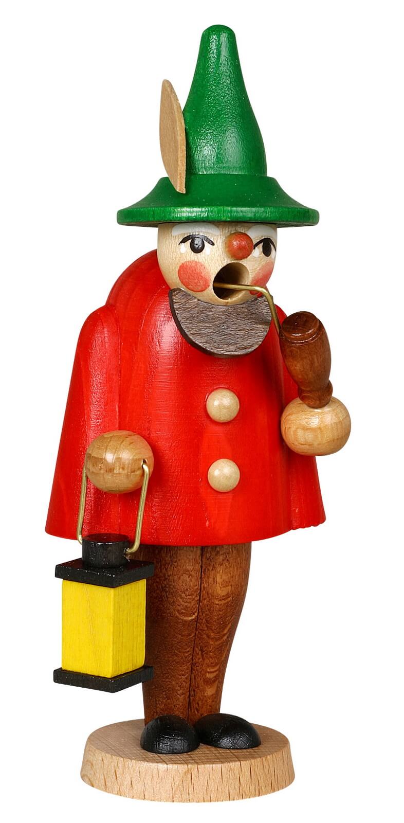 Räuchermännchen Wichtel, rot, 11 cm von Jan Stephani