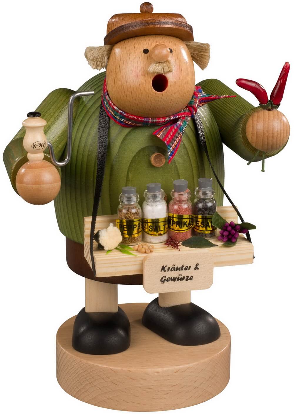 Räuchermännchen Gewürzhändler, 18 cm von KWO