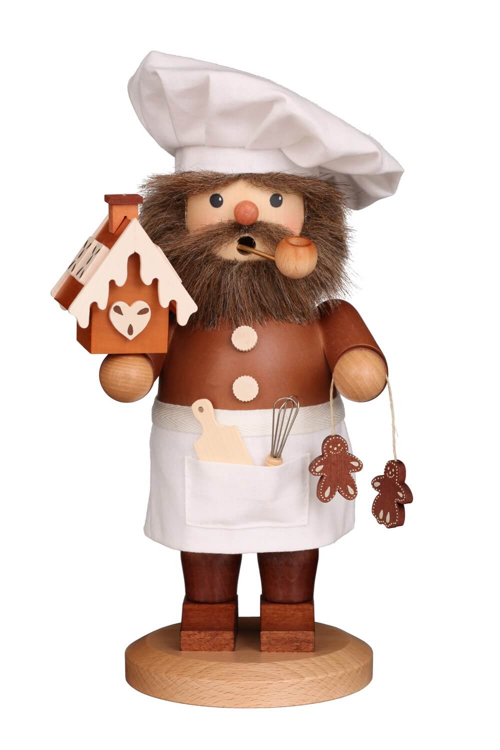 Räuchermännchen Zuckerbäcker, natur, 25 cm von Christian Ulbricht