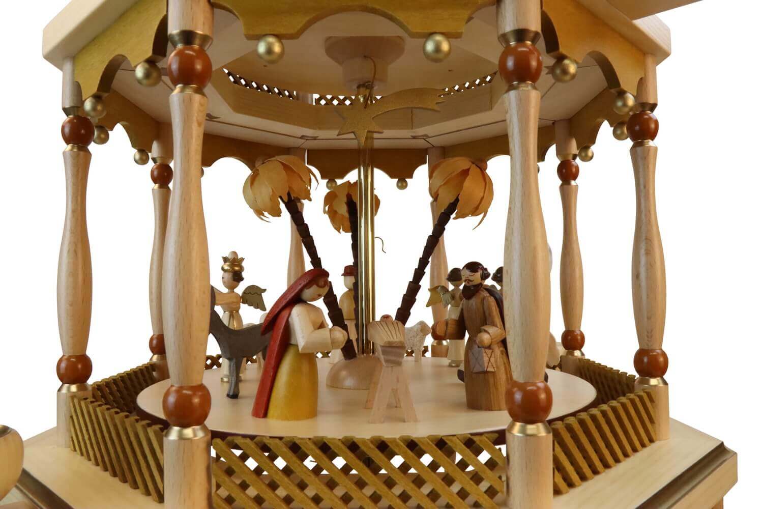 Weihnachtspyramide Heilige Geschichte, 5 - stöckig, elektrisch von Richard Glässer_Bild1