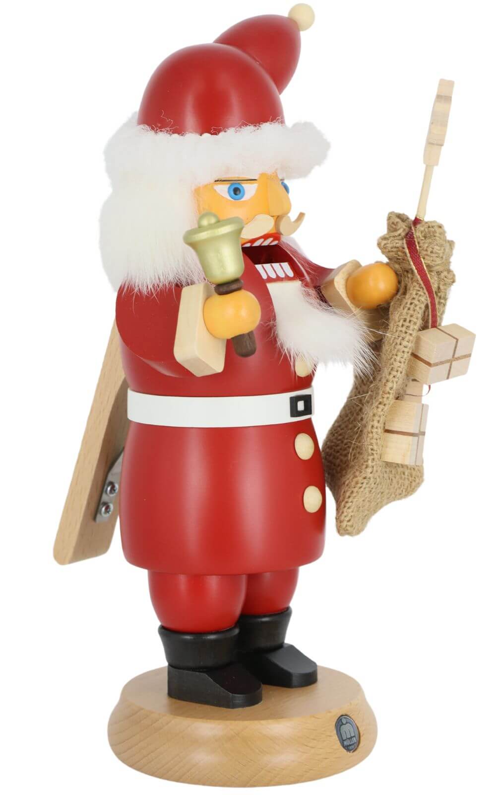 Rauchknacker® Weihnachtsmann mit Glocke von Müller Kleinkunst_2