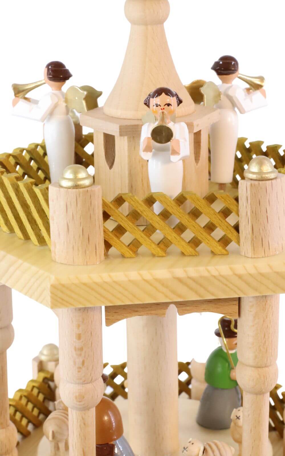 Weihnachtspyramide Heilige Geschichte, 3 – stöckig, 40 cm von Richard Glässer_4