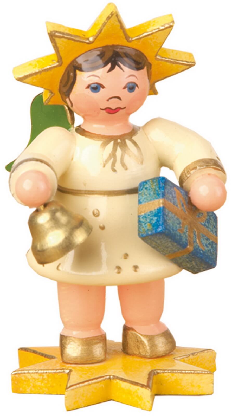 Miniatur Sternkind Glockenklang, 5 cm von Hubrig Volkskunst