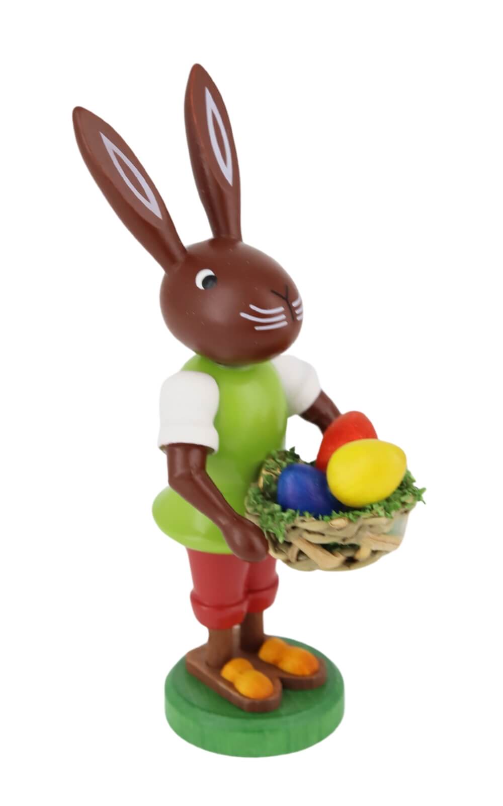 Osterhase mit Eierkorb, 9 cm von Thomas Preißler_3