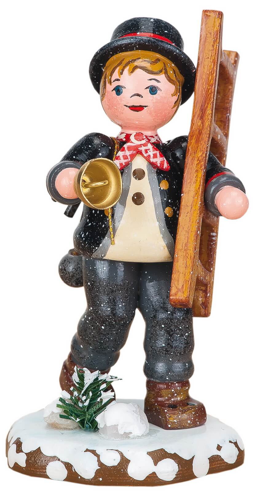 Miniatur Winterkind Kaminfeger von Hubrig Volkskunst