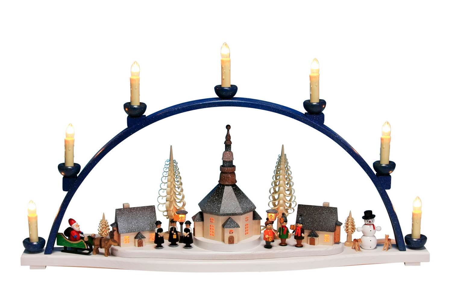 Schwibbogen Seiffener Weihnachtslandschaft, 67 cm von Knuth Neuber_1