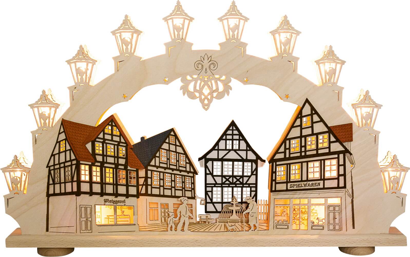Schwibbogen Altstadt, 66 cm von Weigla_1