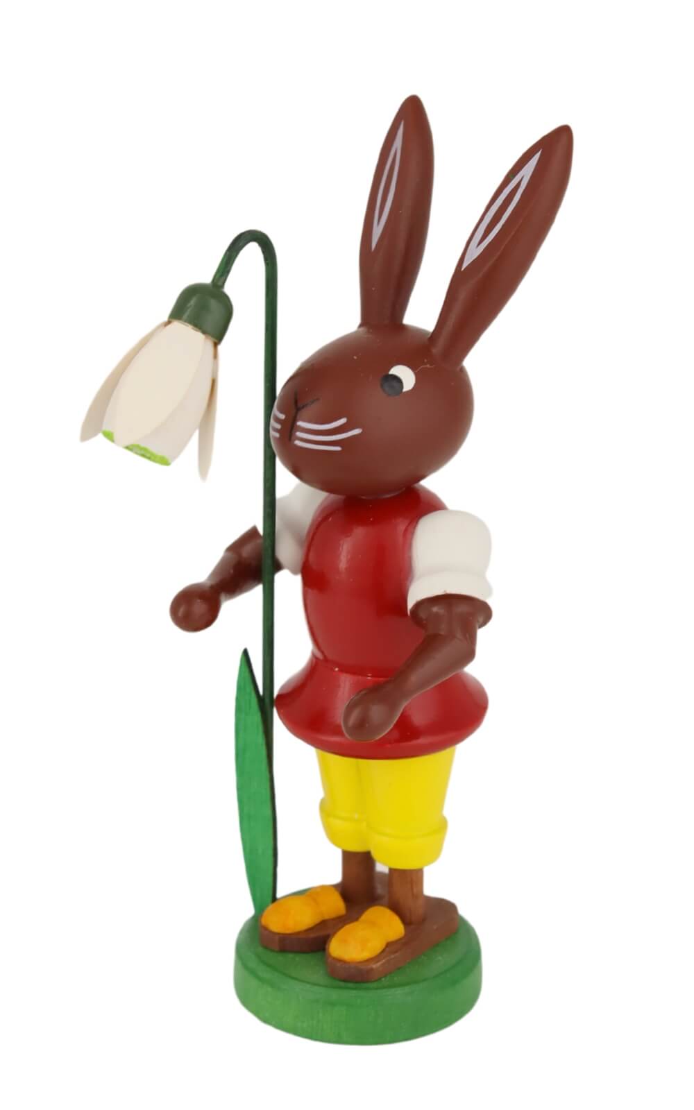 Osterhase mit Schneeglöckchen, 9 cm von Thomas Preißler_2