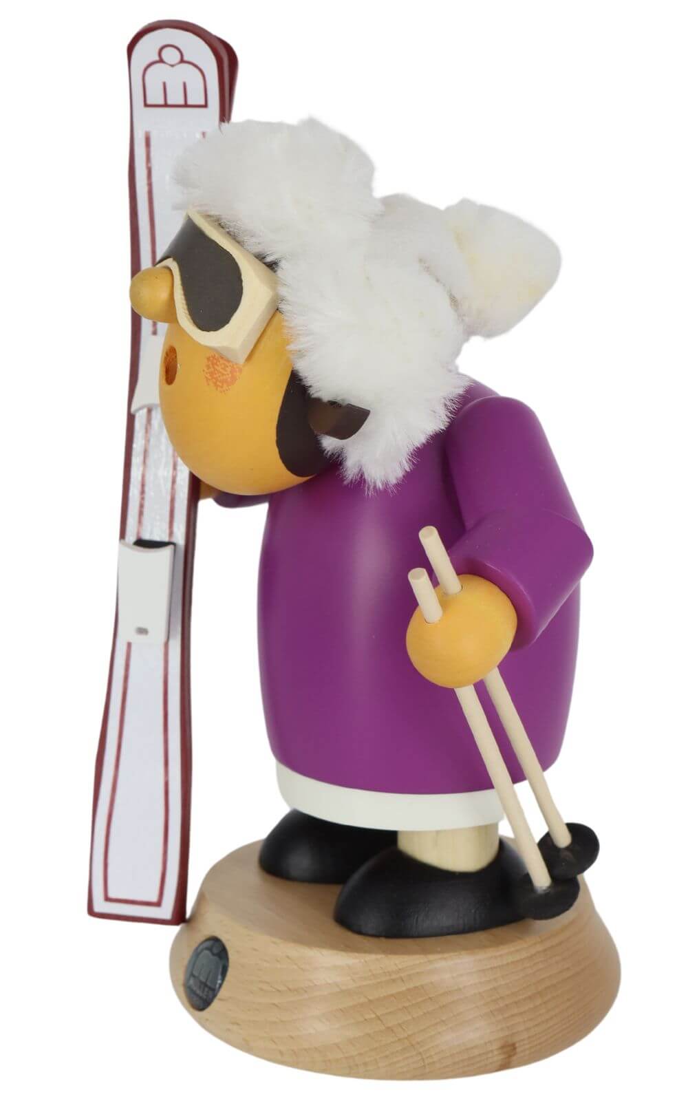 Räuchermännchen Müllerchen® Skifahrerin von Müller Kleinkunst_3