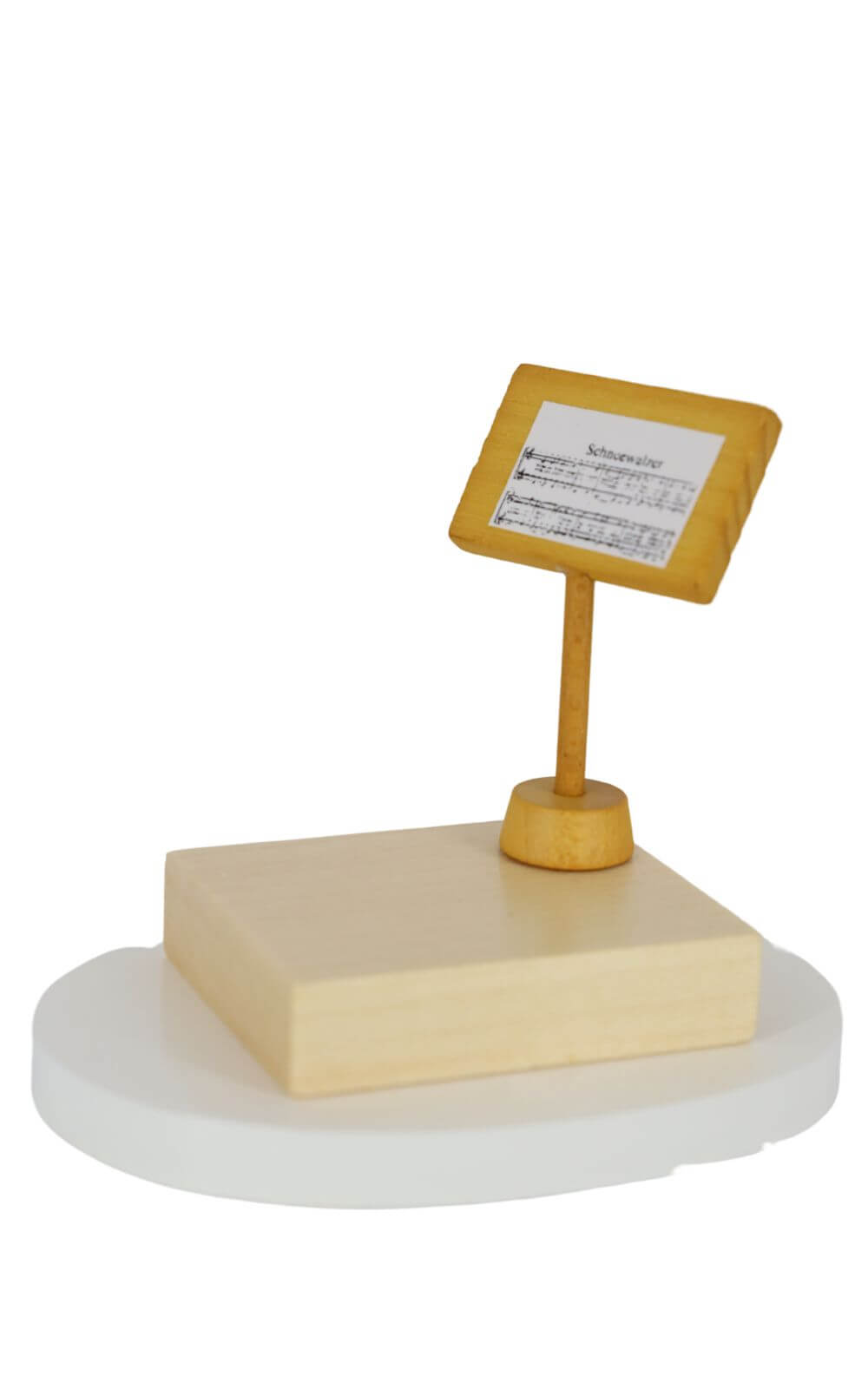 Notenpult für Schneemann-Dirigent, natur, 7 cm von Volker Zenker
