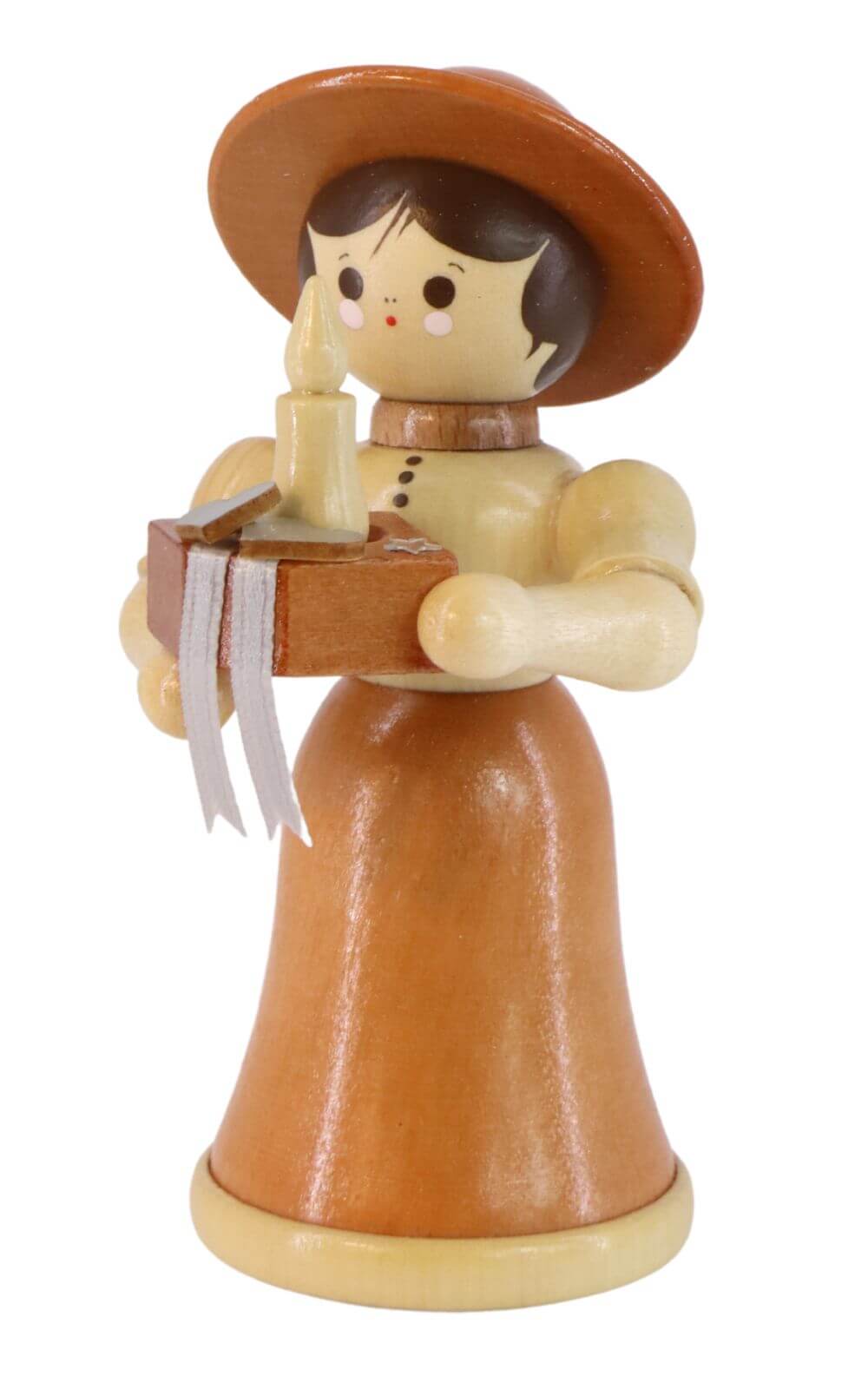 Miniatur Gratulantin Nelly mit Licht von Romy Thiel