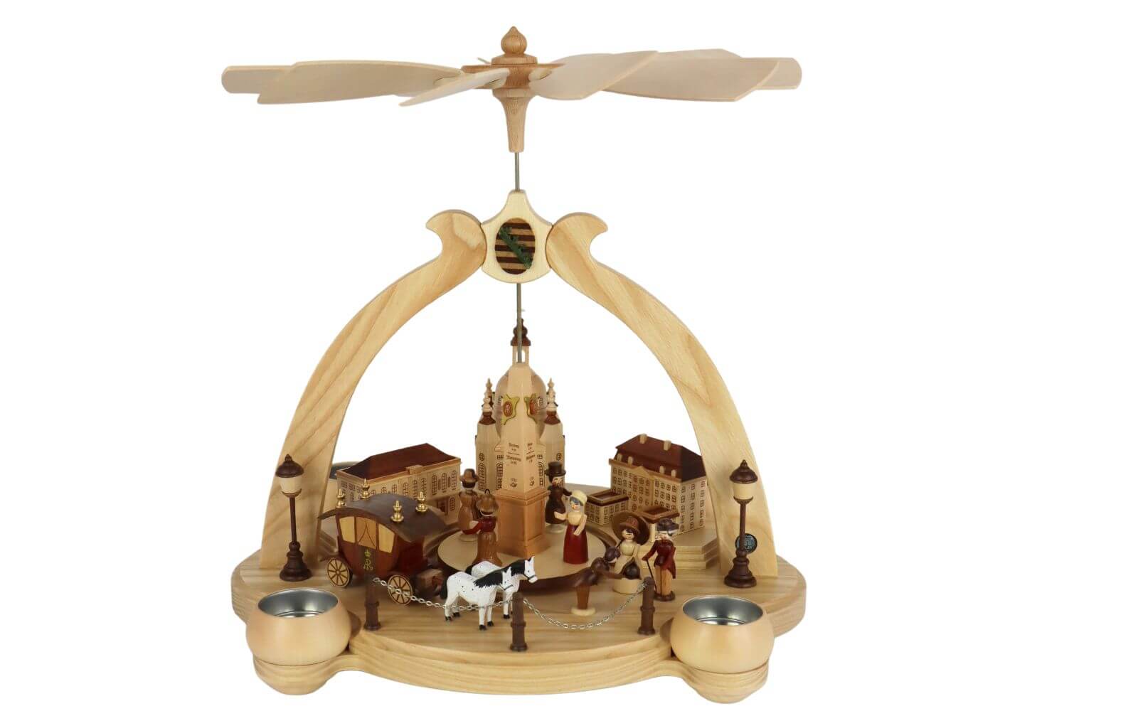 Weihnachtspyramide Dresden Altstadt, 36 cm von Müller Kleinkunst_11
