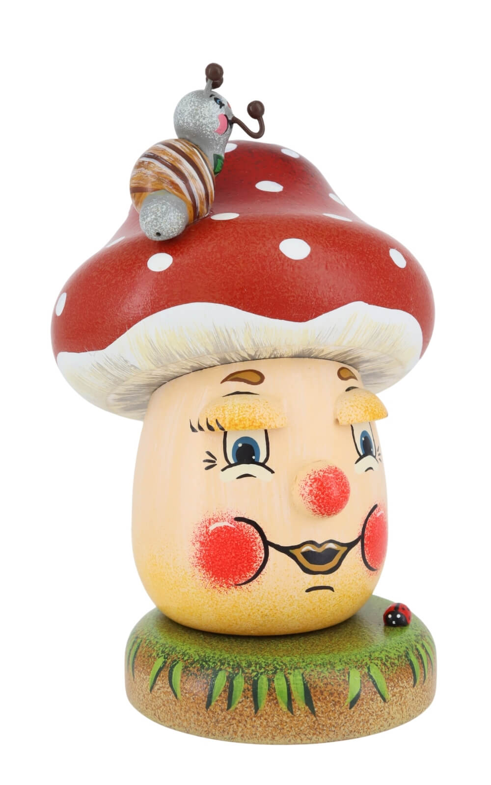 Räuchermännchen Glückspilz, 12 cm von Hubrig Volkskunst_2
