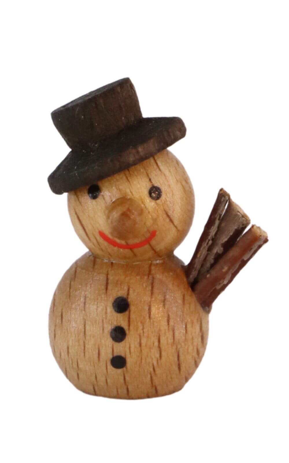 Miniatur Schneemann, 3 cm, natur von SEIFFEN.COM_1