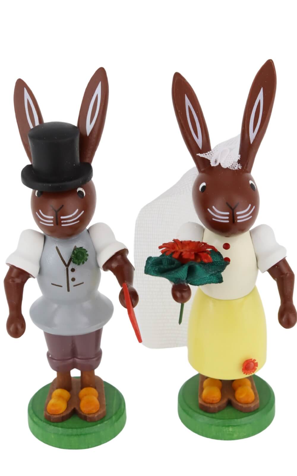 Osterhasen Brautpaar, 9 cm von Thomas Preißler_2