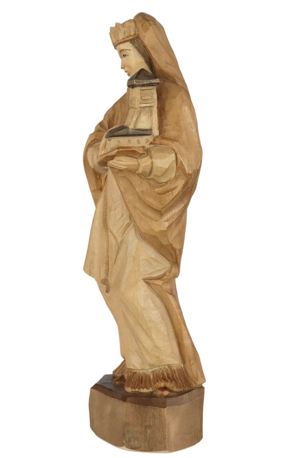 Heilige Barbara, farbig, 20 cm von Schnitzkunst aus dem Erzgebirge_2