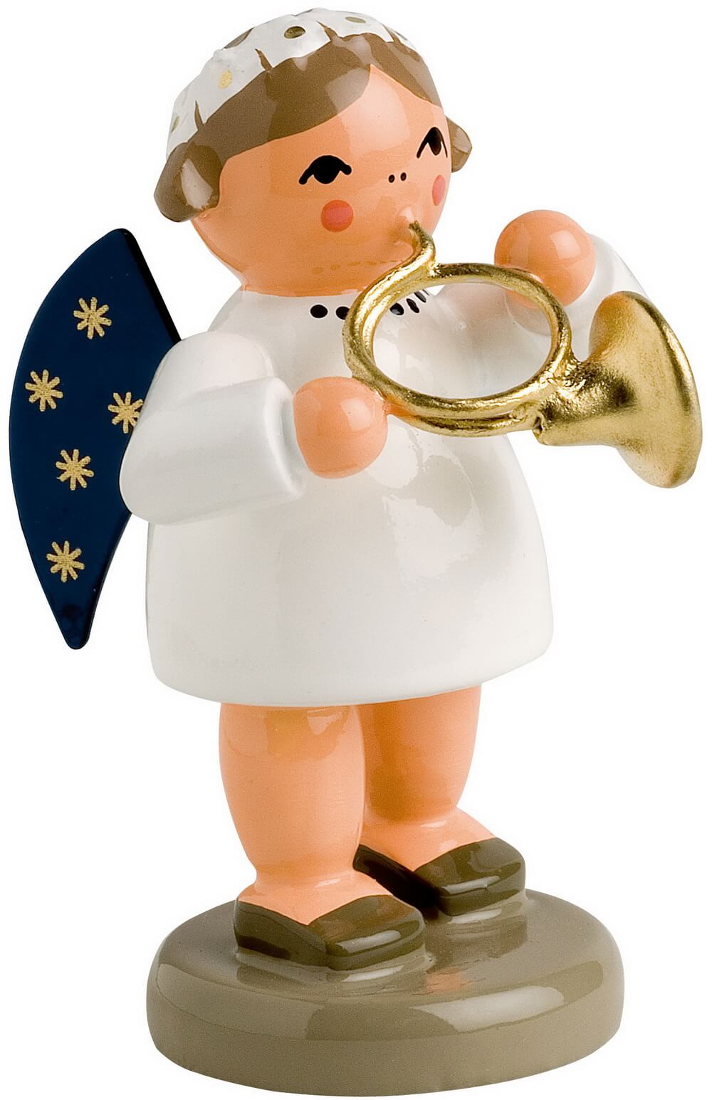 Miniatur Weihnachtsengel mit Waldhorn, 5 cm von KWO