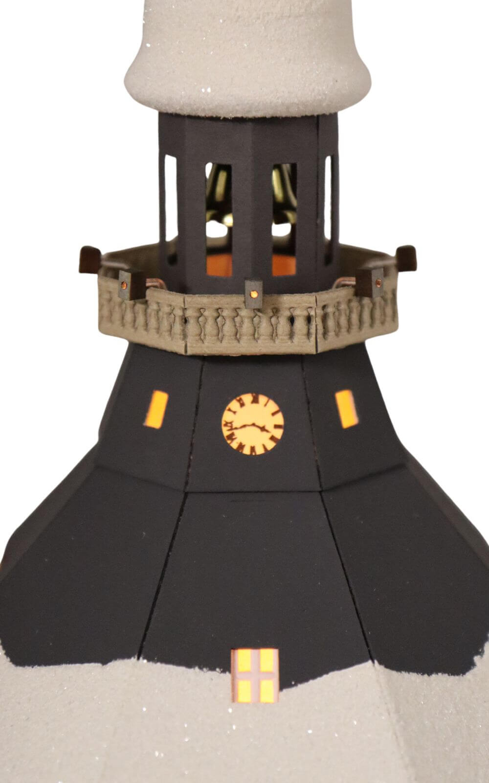 LED Lichterhaus Seiffener Kirche mit beleuchtetem Weihnachtsbaum, 43 cm von Birgit Uhlig_5