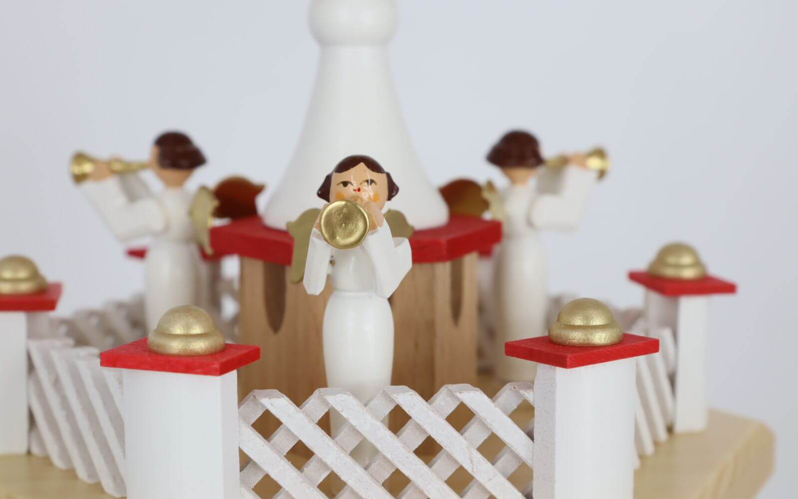 Weihnachtspyramide mit Christi Geburt, 3 - stöckig, 40 cm von Richard Glässer_4