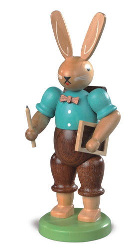Osterhase - Schuljunge, farbig von Müller Kleinkunst