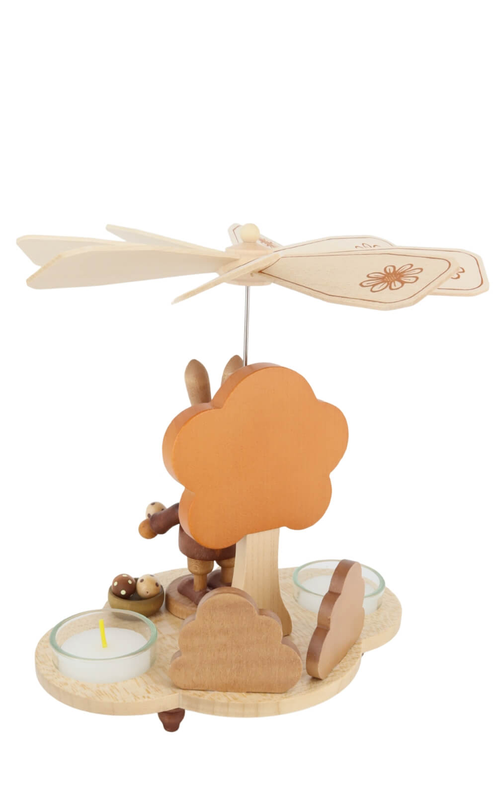 Osterpyramide mit Osterhase, natur, 20 cm von Christian Ulbricht_1