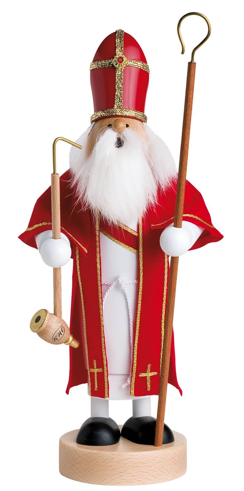 Räuchermännchen Heiliger St. Nikolaus, 29 cm von KWO