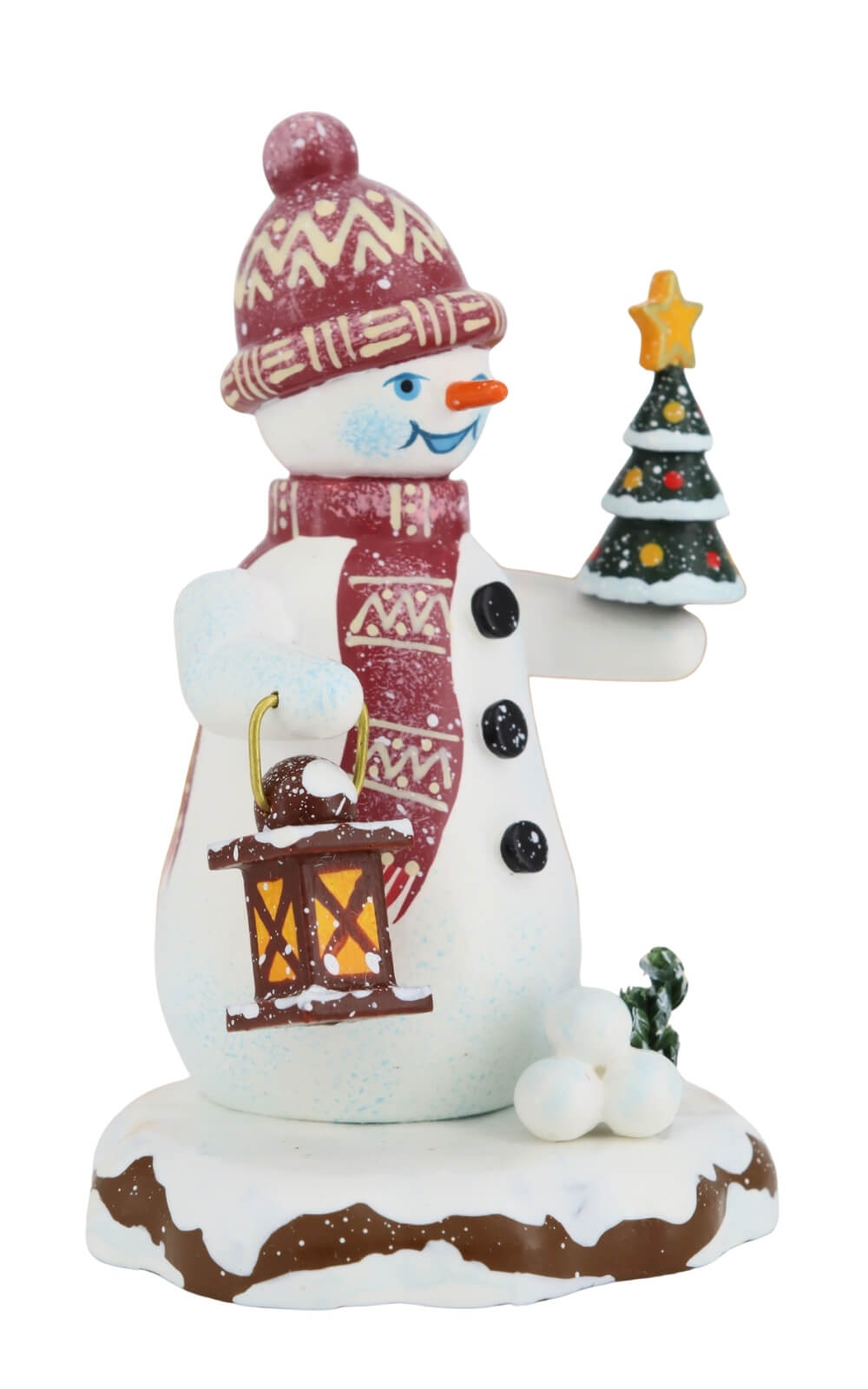 Winterkind Schneemann – Tannenlicht, 9 cm von Hubrig Volkskunst_3