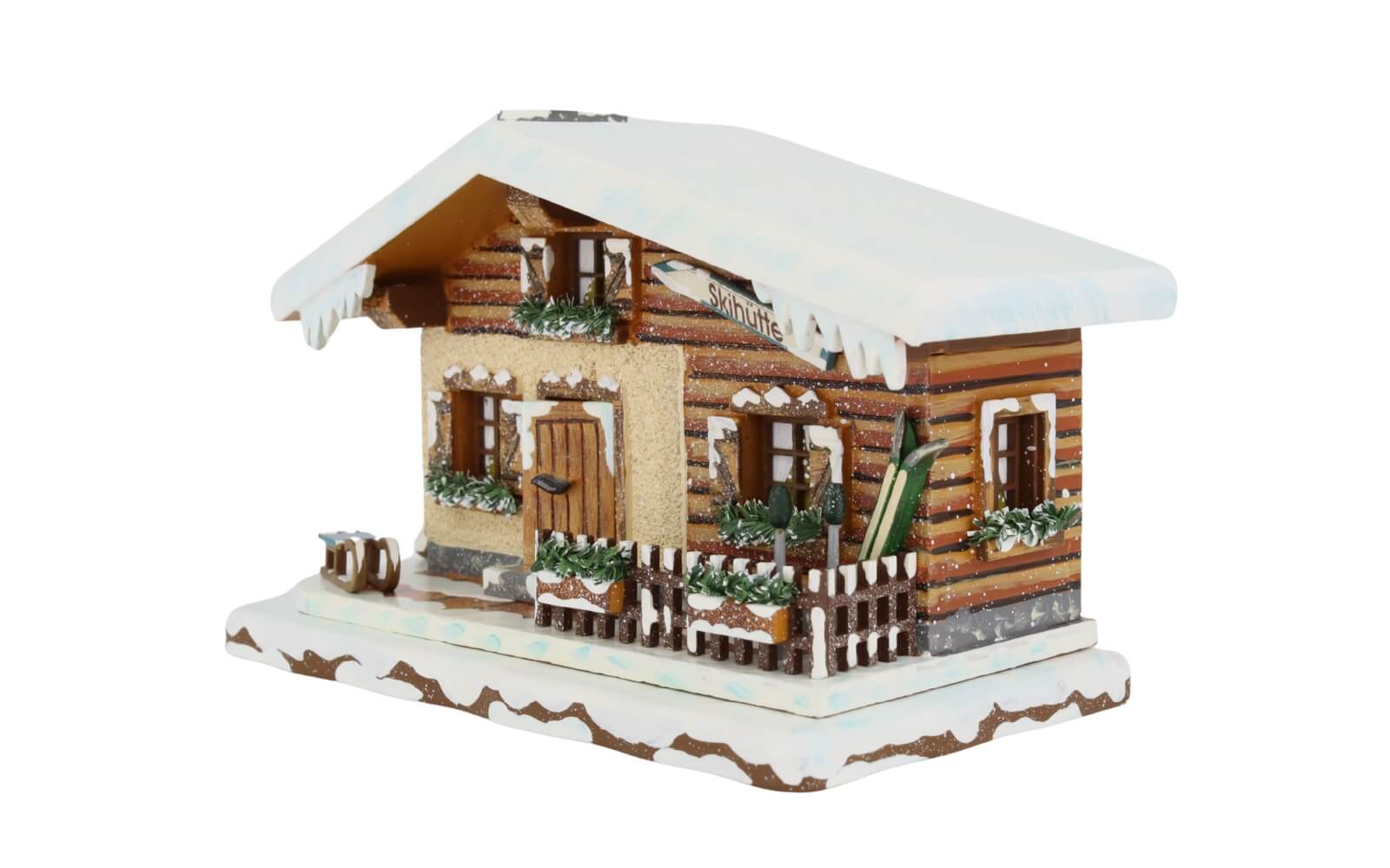 Lichterhaus Skihütte von Hubrig Volkskunst