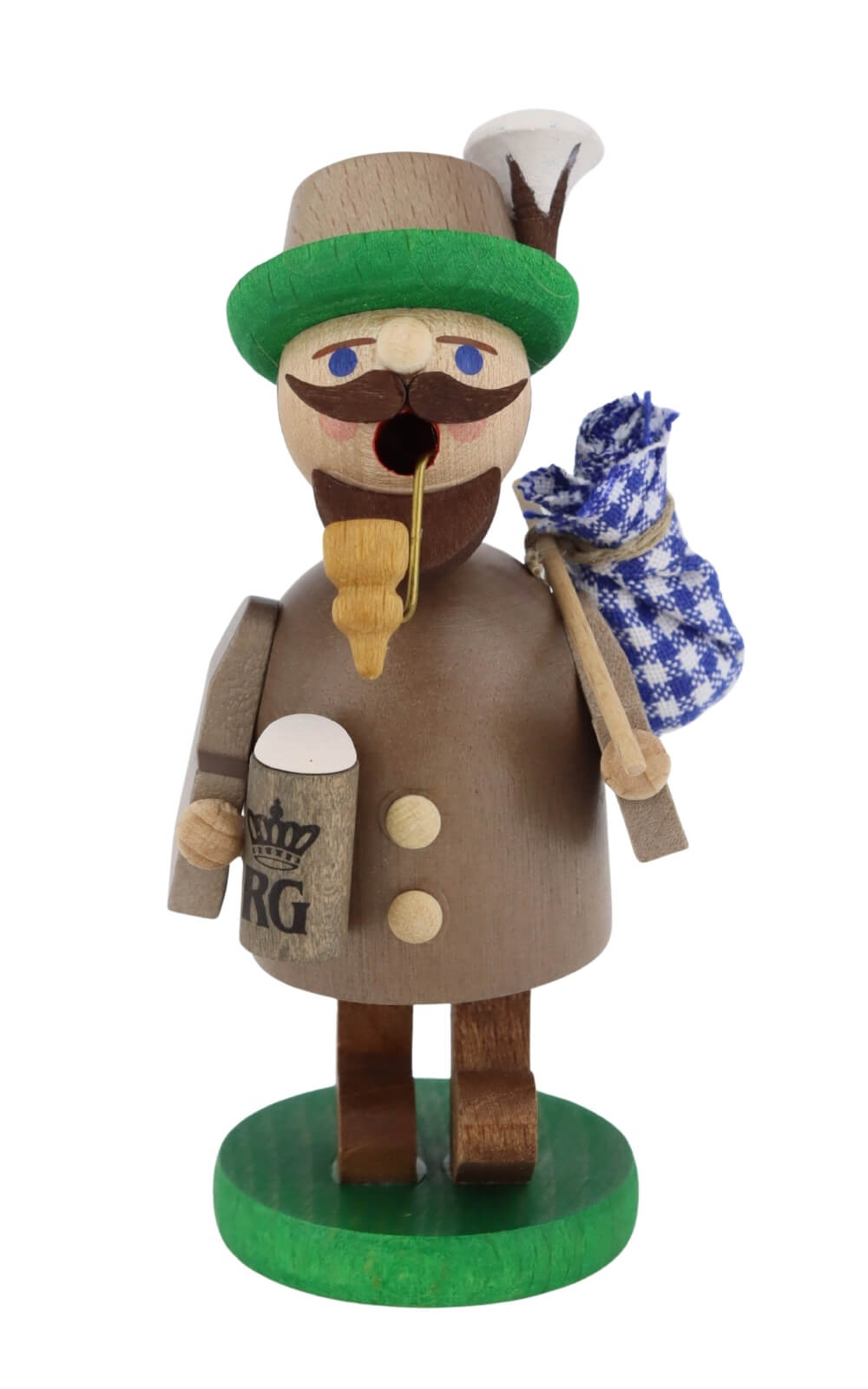 Räuchermännchen Bayer, 11 cm von Richard Glässer_1