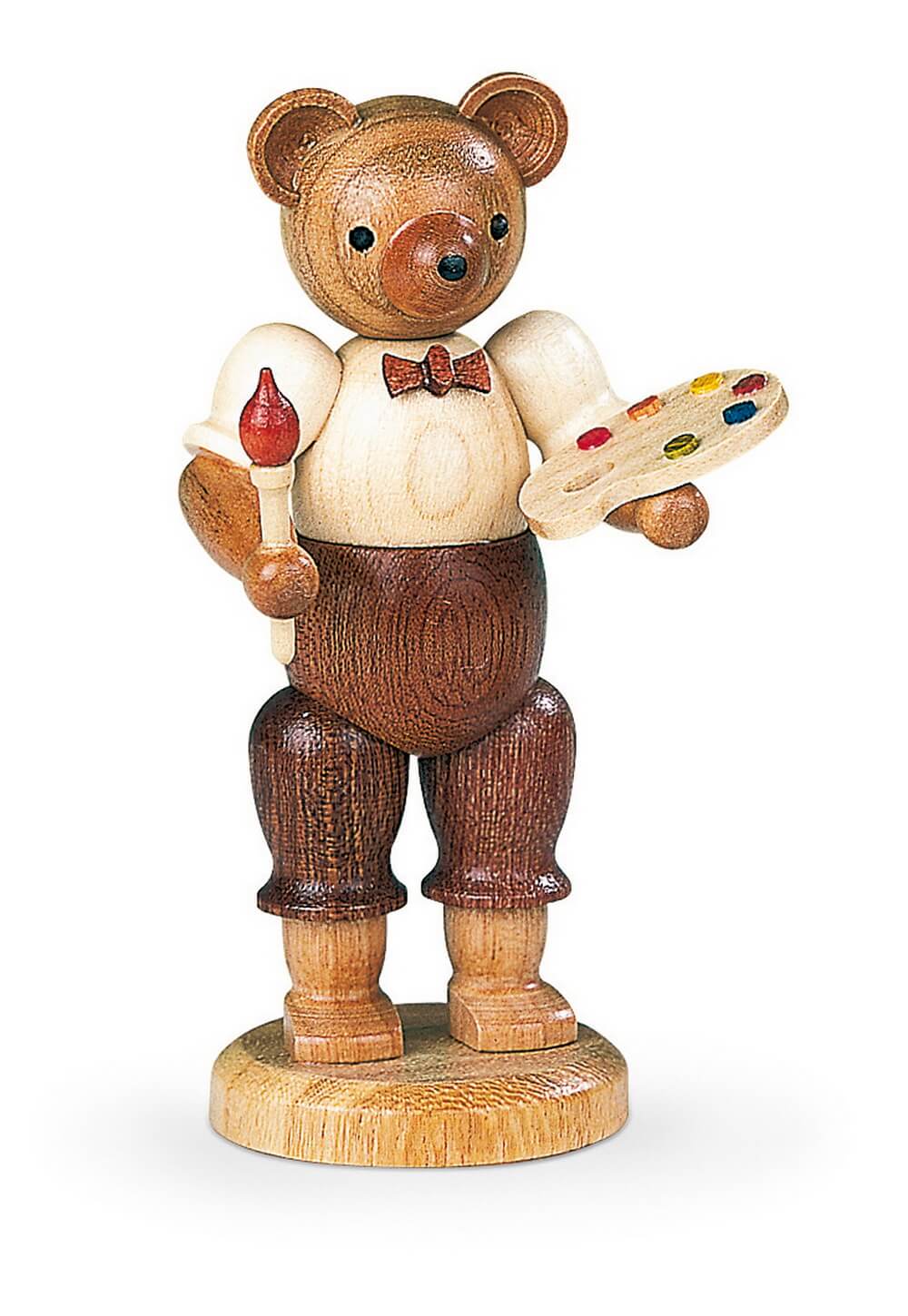 Miniatur Teddy - Bärenmaler, natur von Müller Kleinkunst