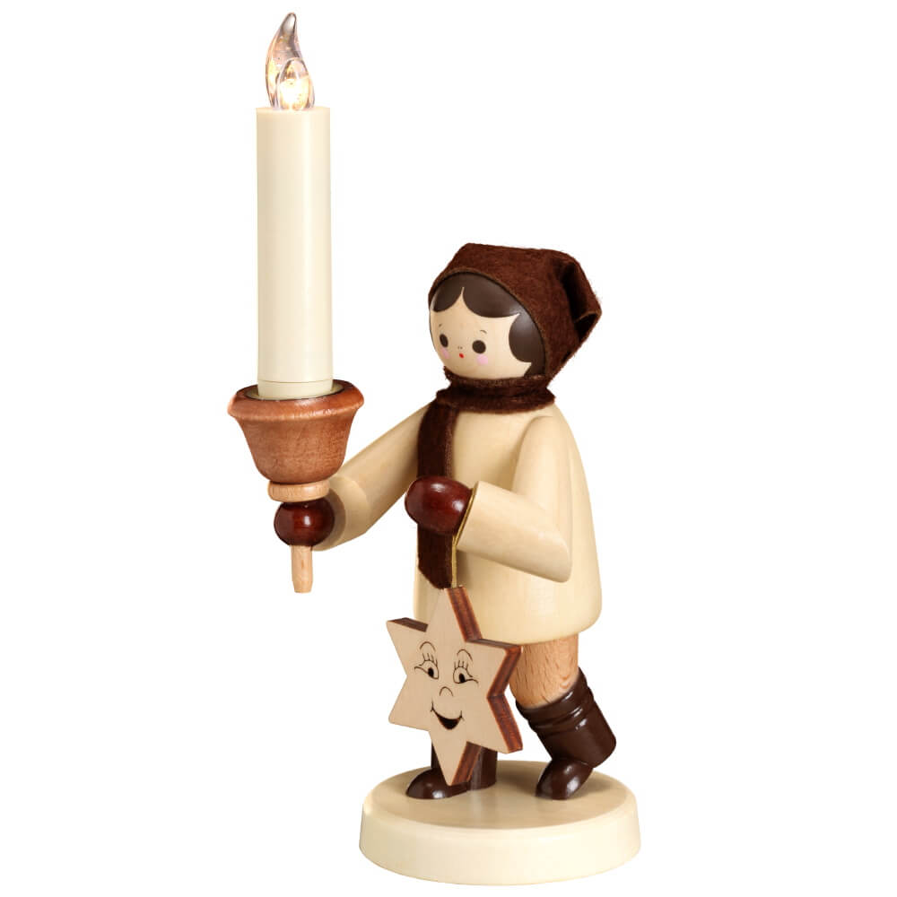 Miniatur Lampionkind mit Stern und Lumixkerze von Romy Thiel_2