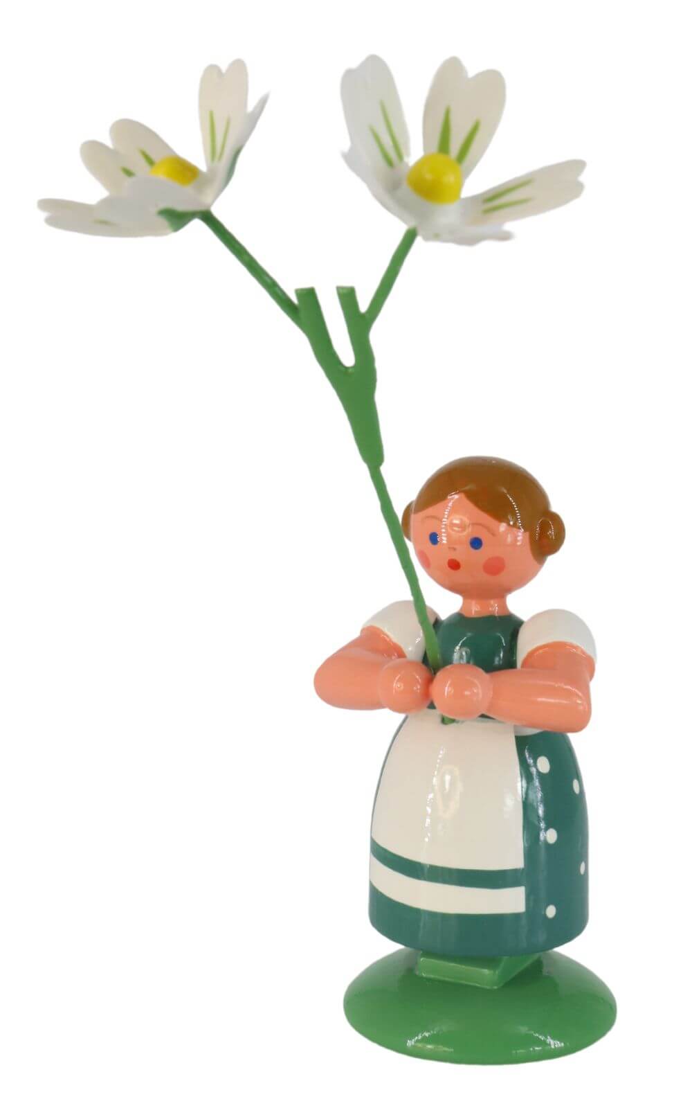 Blumenmädchen mit Sternmiere, 12 cm von HODREWA Legler