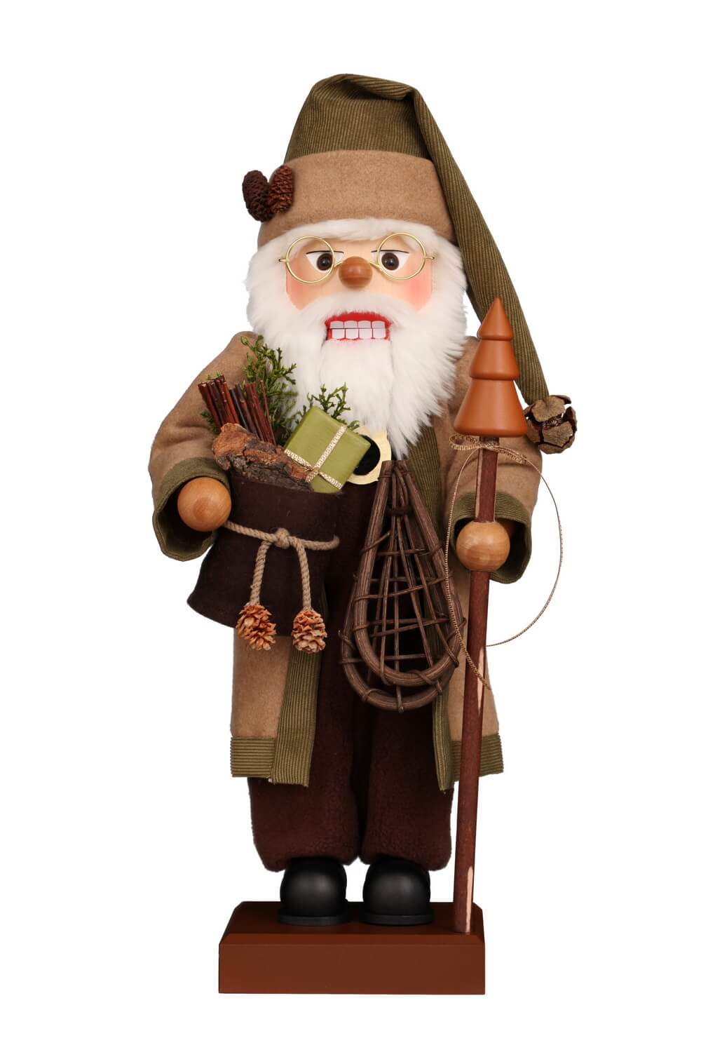 Premium Nussknacker Weihnachtsmann Waldgeschenke, 48 cm von Christian Ulbricht