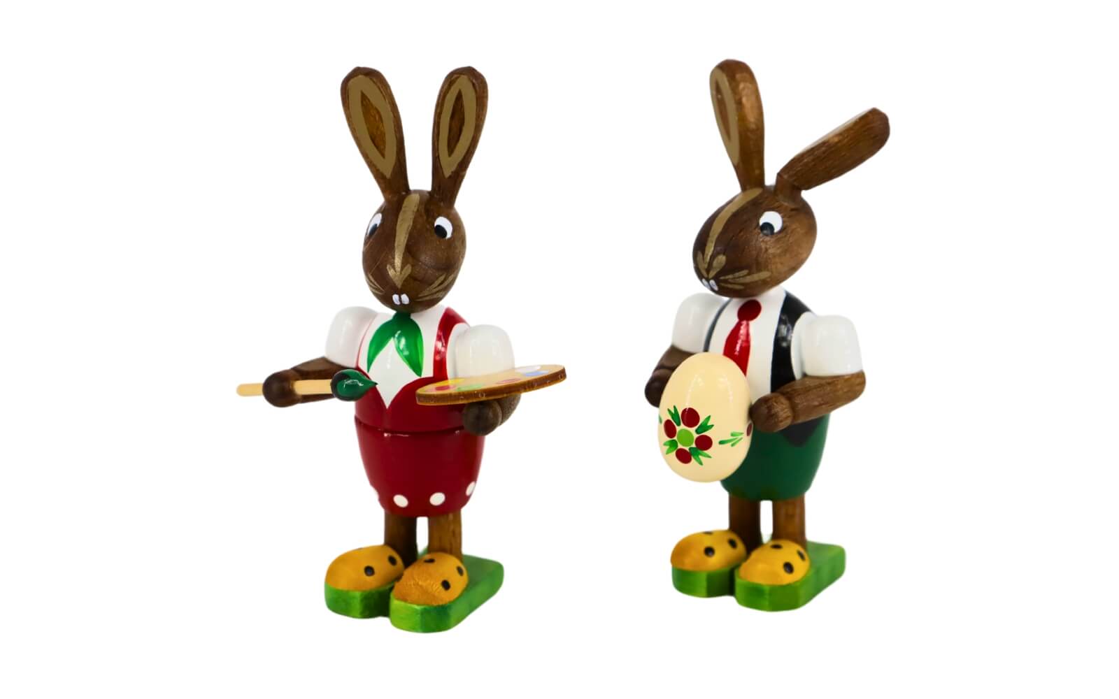 Osterhasen - Paar Eiermaler von Figurenland Uhlig GmbH_3